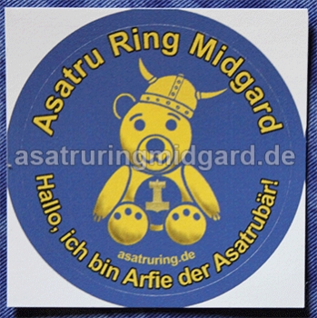 Asatru Bear - Sticker