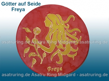 Freya in Seide - Asatru Ring Midgard