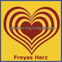 Freyas Herz ist ihr göttliches Symbol